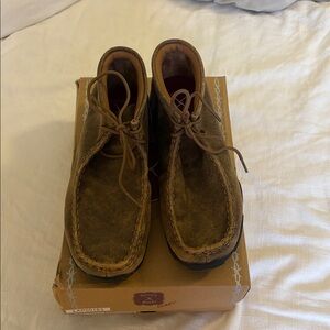 Twisted Boots Kid's Brown Moc Toe Boots